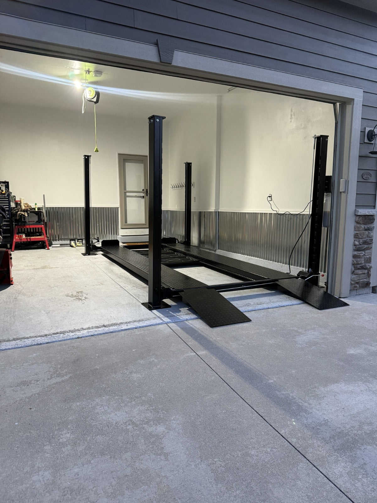 HEC 4 Post Car Parking Lift 9000 lbs